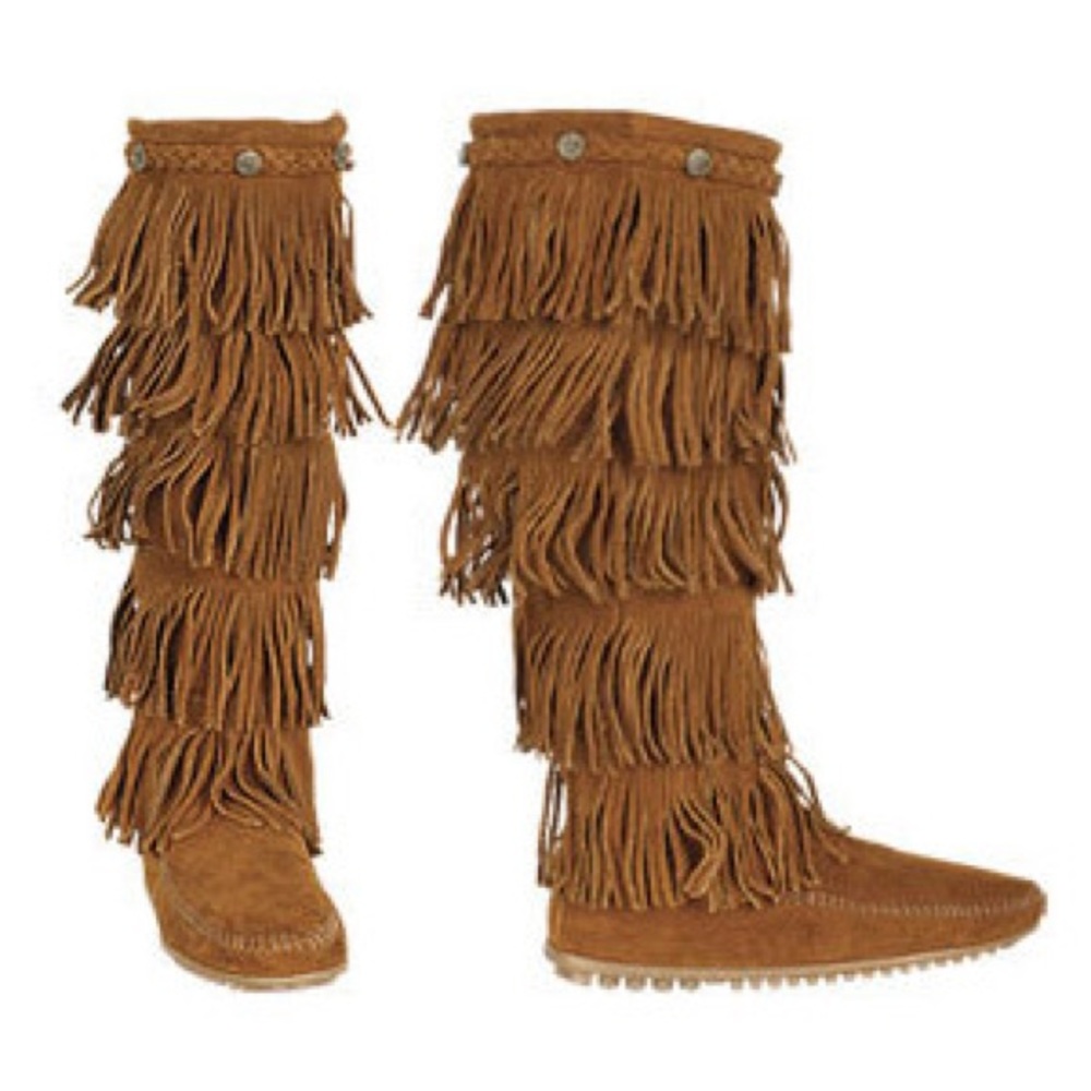 Minnetonka Fringe Boots